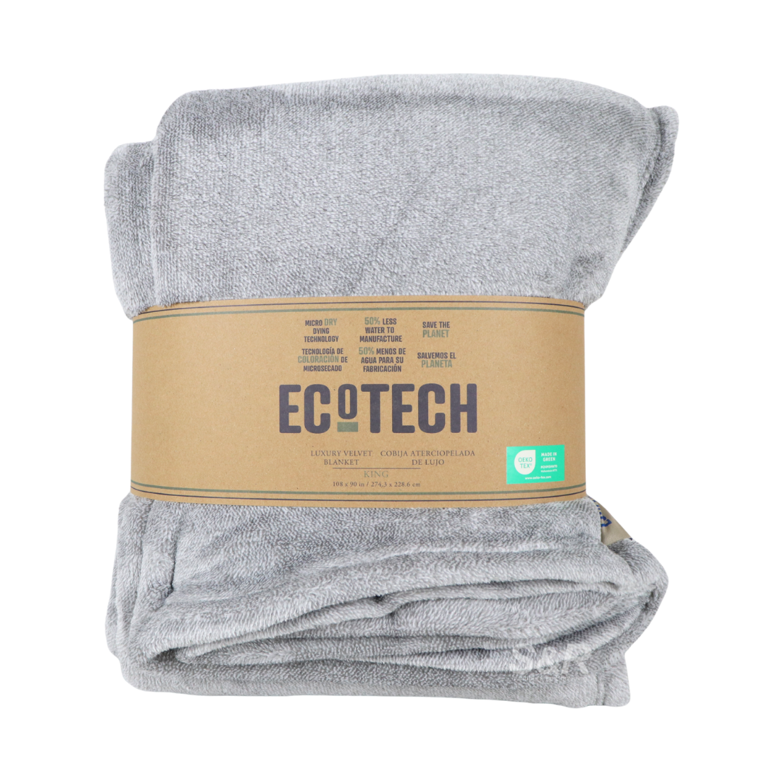 Ecotech Luxury Velvet Blanket King Size